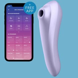 Satisfyer Dual Pleasure mit Bedientasten im Detail – Studioaufnahme