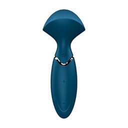 Plus- und Minus-Tasten am Griff des Satisfyer Mini Wand-er in Nahaufnahme