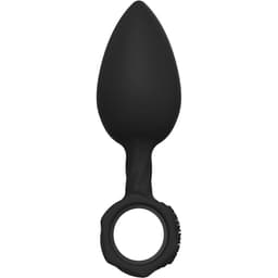 Bathmate Analtrainingsset, kleinster Plug mit Fingerring im Detail