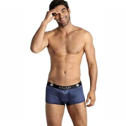 Anais Men Naval Boxershorts mit Tüll und Satinstreifen, Frontansicht