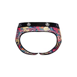 Anais Men Comics Jockstrap-Bikini in Nahaufnahme des Stoffs, scharfe Detailaufnahme
