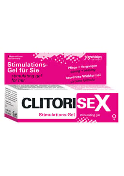 JoyDivision Clitorisex Creme, Verschluss und Etikett des Behälters im Detail