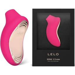 Lelo Sona 2 Cruise – Klitoris-Stimulator mit Druckwellen – Kirschrot, Ansicht 7