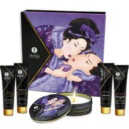 Shunga Secret Geisha Exotic Fruits Kit, Gesamtansicht aller Produkte