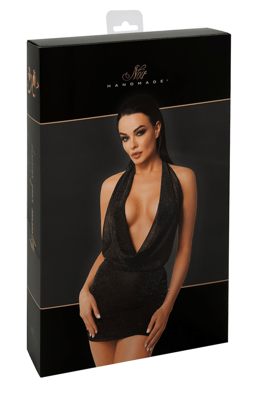 Noir Handmade Tüll-Minikleid in Schwarz, Verpackung in der zugehörigen Hochglanzbox