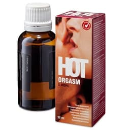 Cobeco Hot Orgasm Drops Stimulierende Tropfen, 30-ml-Flasche in der Gesamtansicht