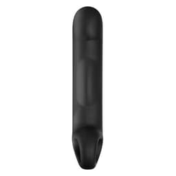 ElectraStim Ovid Elektro-Dildo von der Seite mit Aufwärtskurve und bauchiger Spitze