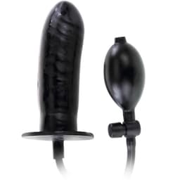 Baile Bigger Joy aufblasbarer Dildo aus Latex mit 16 cm Länge, Gesamtansicht