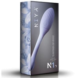 Verpackung des Niya N1 Beckenbodentrainers in Studioaufnahme auf weißem Hintergrund