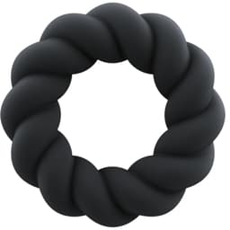 Rocks-Off Twist Silikon-Penisring, Gesamtansicht des kompletten Toys