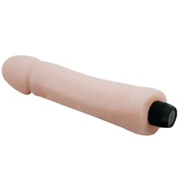 Baile Love Companion Vibrator von der Seite fotografiert, Detailaufnahme der geäderten Oberfläche