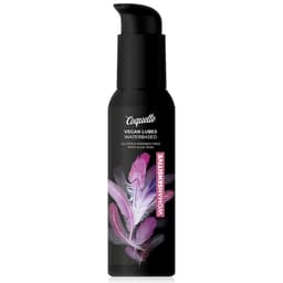 Coquette Chic Desire Premium Experience Womansensitive-Gleitgel, Seitenansicht mit Etikett und Verschluss