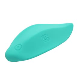 Romp Wave Klitorisstimulator in Aquagrün, Gesamtansicht