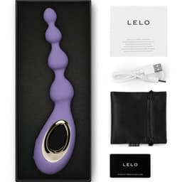 Lelo Soraya Beads mit 23,4 cm Gesamtlänge im Größenvergleich abgebildet