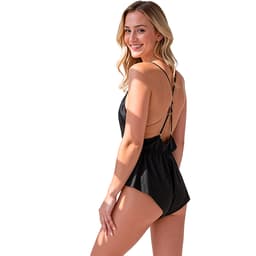 Passion Sensie Satin-Body flach ausgelegt, Schnittform in der Übersicht
