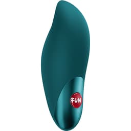 Fun Factory Charme Klitorisvibrator in Flaschengrün, Gesamtansicht