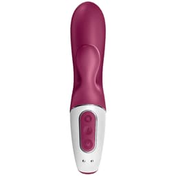 Satisfyer Hot Bunny mit voluminösem Schaft in Nahaufnahme, zur besseren Einschätzung der Proportionen