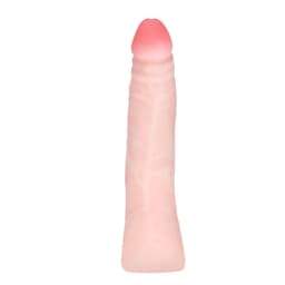 Baile Skin Touch Silikon-Dildo 19 cm von der Seite mit vollständigem Schaftverlauf
