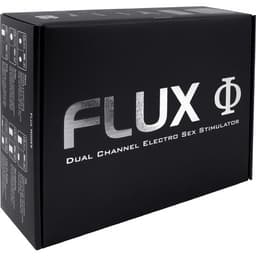 ElectraStim Flux Elektrosex-Stimulator mit OLED-Display, Gesamtansicht in Schwarz