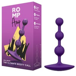 Spitze der Romp Amp Analperlen aus Silikon in Nahaufnahme abgebildet