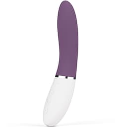 Lelo Liv 3 Stimulator, Ladeanschluss an der Basis im Detail in natürlichem Licht fotografiert