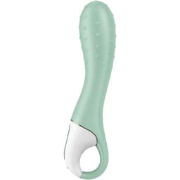 Satisfyer Air Pump Vibrator 3 in Mint, Gesamtansicht in scharfer Detailaufnahme