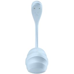 Satisfyer G-Punkt-Stimulator in Himmelblau von der Seite, Form und Kontur im Detail