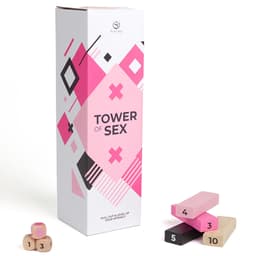 Verpackung des Secretplay Tower of Sex Holzspiels