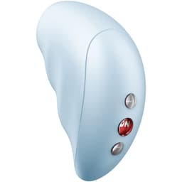 Fun Factory Intense Air-Pulse-Vibrator in Himmelblau mit Wellenmuster, Gesamtansicht