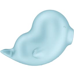 Satisfyer Sassy Seal von der Seite, Öffnung für die Klitorisstimulation im Detail