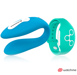 Wearwatch Dual Technology Vibrator von der Seite, Silikonoberfläche im Detail