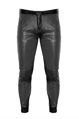 Noir Handmade Men Chaos Hose am Körper getragen, seitliche Ansicht