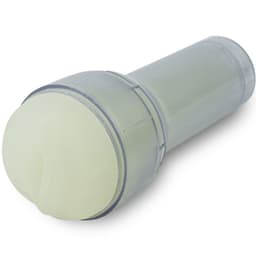 Kiiroo FeelGlow Stroker mit TPE-Hülle, Gesamtansicht des Strokers im Gehäuse von vorne