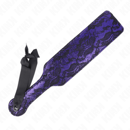 Kink Leder-Paddle Scandal, Schlagfläche mit Motiv in der Detailaufnahme