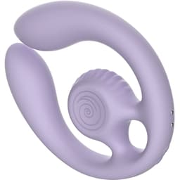 Snail Vibe Gizi Duo Paarstimulator in Lila mit Fernbedienung