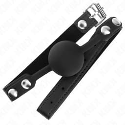 Kink Ballknebel von der Seite, Detailansicht der 4 cm großen Kugel