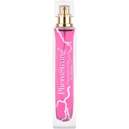 PheroStrong Flare for Women Pheromon-Parfum, Flakon mit Sprühkopf von der Seite