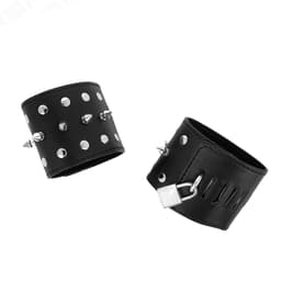 Kink Handgelenkfesseln, auffälligen Spikes im Detail, Handgelenkfesseln der Kink BDSM-Serie im Karton
