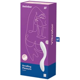 Verpackung des Satisfyer Rrrolling Pleasure, in natürlichem Licht fotografiert