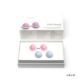 Lelo Luna Beads Kegelkugeln, Nahaufnahme der kombinierbaren Gewichte