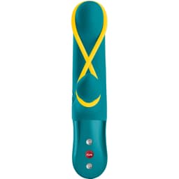 Fun Factory Amorino mit Silikonband um den Körper gewickelt, Anwendung
