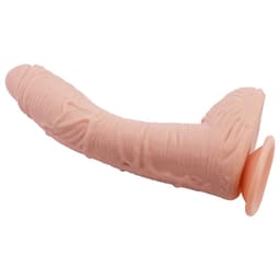 Baile Alex realistischer Dildo, schräge Ansicht von vorn mit Blick auf Schaft und Basis