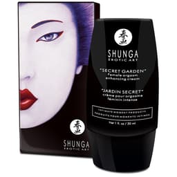 Shunga Secret Garden Orgasmuscreme, 30-ml-Behälter, Gesamtansicht