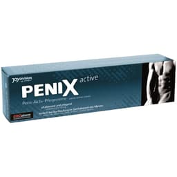 JoyDivision Penix Active, Verpackung mit Markenlogo im Detail