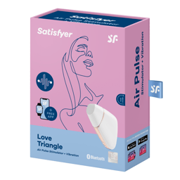 Satisfyer Love Triangle – Druckwellenvibrator mit App-Steuerung – Weiss, Ansicht 14