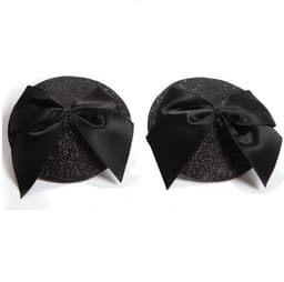 Bijoux Indiscrets Burlesque Pasties von der Seite, flache Bauhöhe der Abdeckung