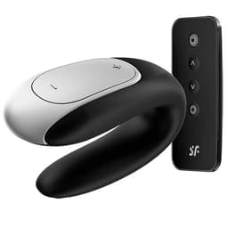 Satisfyer Double Fun – Paarvibrator mit App und Fernbedienung – Schwarz, Ansicht 13