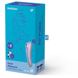 Satisfyer Dual Pleasure von der Seite, Air-Pulse-Kammer im Detail