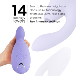 Womanizer Duo 2 – Druckwellenvibrator mit G-Punkt-Arm – Flieder, Ansicht 19