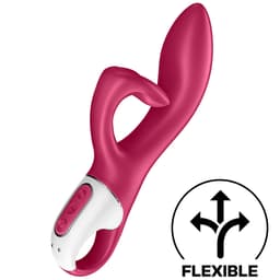 Satisfyer Embrace Me Rabbit-Vibrator in Beere, Gesamtansicht